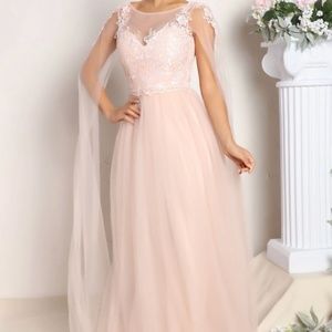 Tulle maxi dress